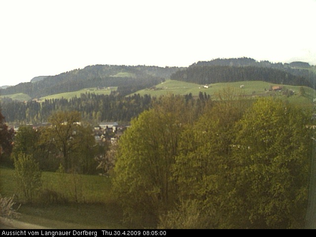 Webcam-Bild: Aussicht vom Dorfberg in Langnau 20090430-080500