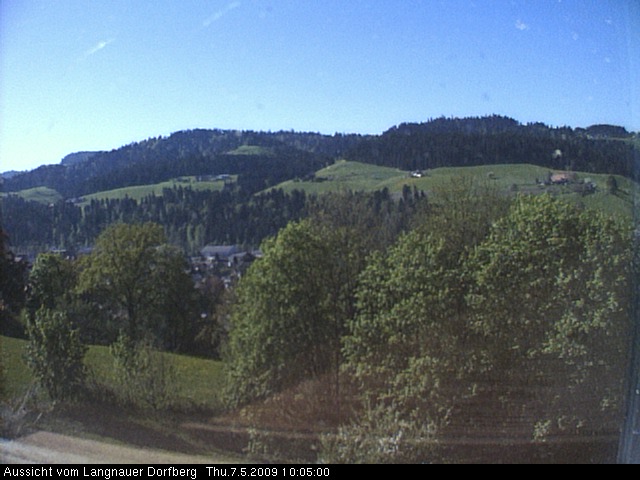 Webcam-Bild: Aussicht vom Dorfberg in Langnau 20090507-100500