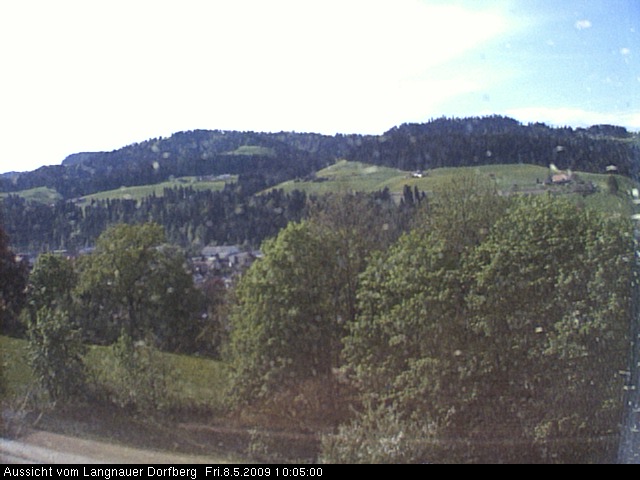 Webcam-Bild: Aussicht vom Dorfberg in Langnau 20090508-100500