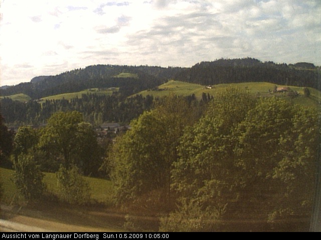Webcam-Bild: Aussicht vom Dorfberg in Langnau 20090510-100500