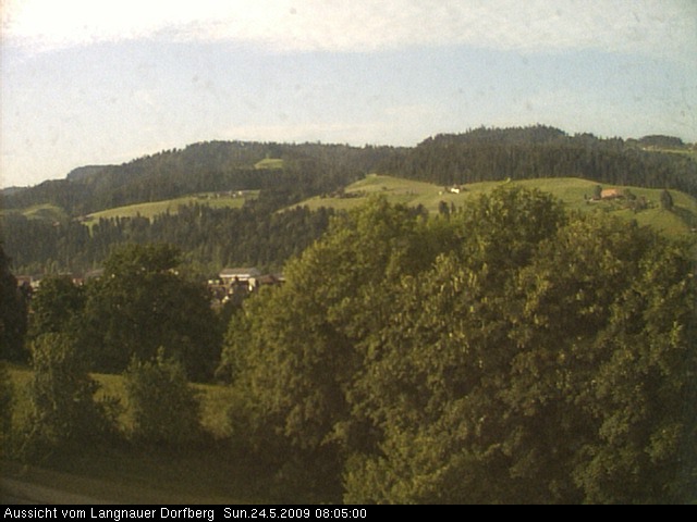 Webcam-Bild: Aussicht vom Dorfberg in Langnau 20090524-080500