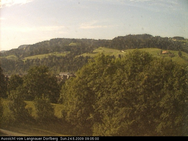 Webcam-Bild: Aussicht vom Dorfberg in Langnau 20090524-090500