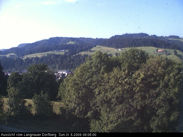 Webcam-Bild: Aussicht vom Dorfberg in Langnau 20090531-080500