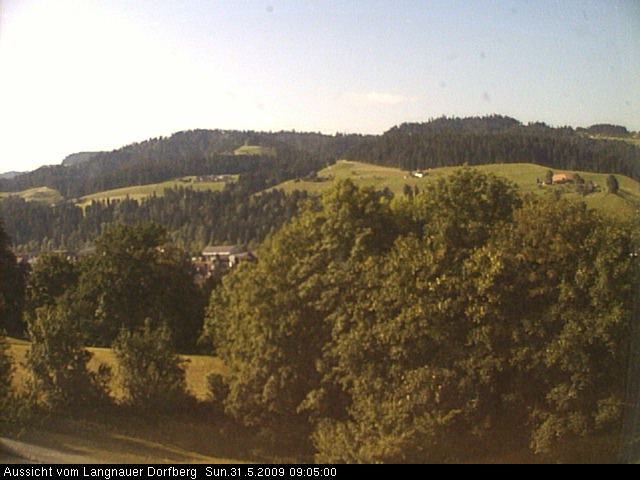 Webcam-Bild: Aussicht vom Dorfberg in Langnau 20090531-090500