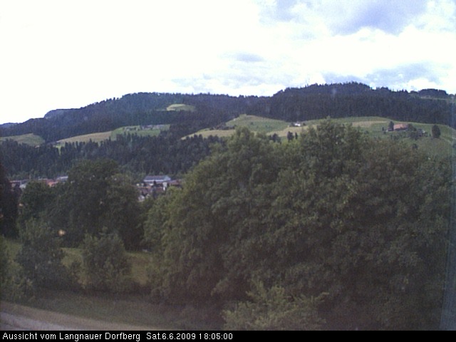 Webcam-Bild: Aussicht vom Dorfberg in Langnau 20090606-180500