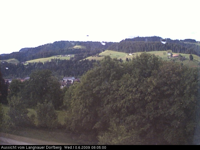 Webcam-Bild: Aussicht vom Dorfberg in Langnau 20090610-080500