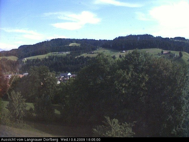 Webcam-Bild: Aussicht vom Dorfberg in Langnau 20090610-180500