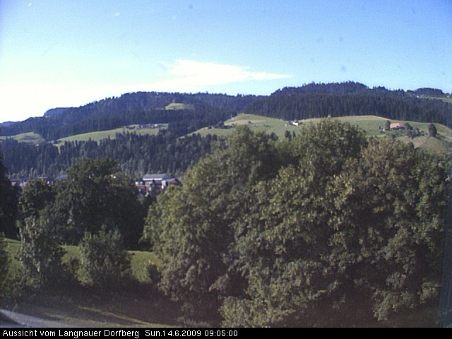 Webcam-Bild: Aussicht vom Dorfberg in Langnau 20090614-090500