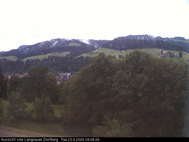Webcam-Bild: Aussicht vom Dorfberg in Langnau 20090623-090500