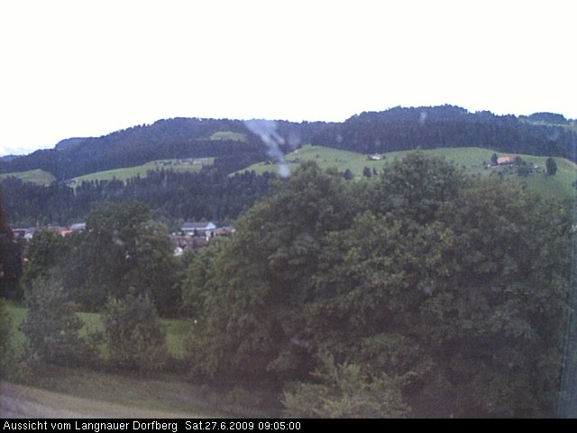 Webcam-Bild: Aussicht vom Dorfberg in Langnau 20090627-090500