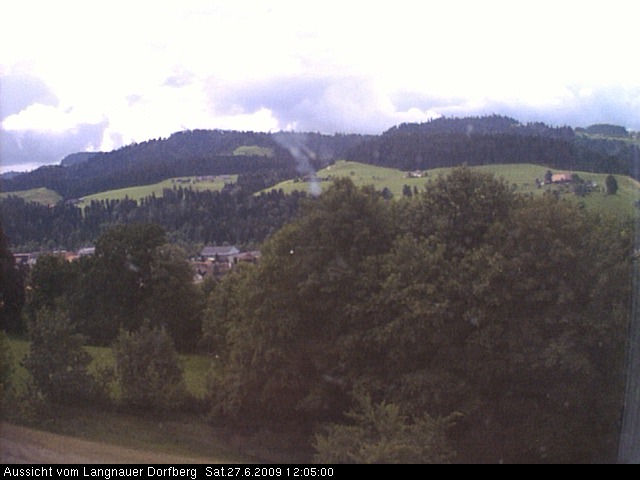 Webcam-Bild: Aussicht vom Dorfberg in Langnau 20090627-120500