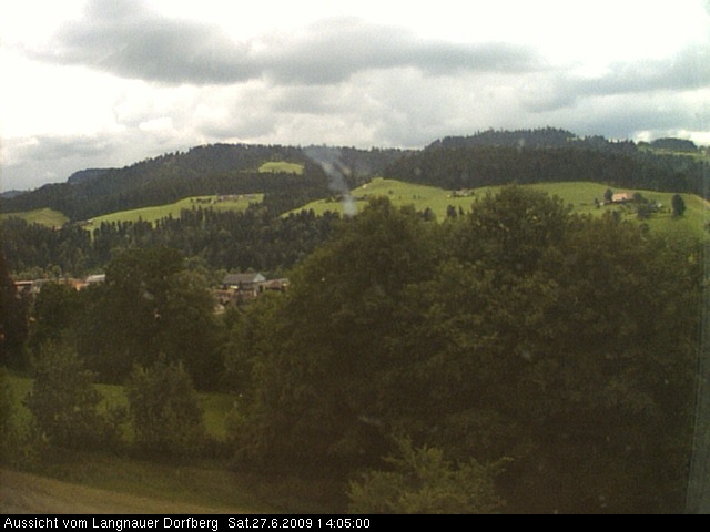 Webcam-Bild: Aussicht vom Dorfberg in Langnau 20090627-140500