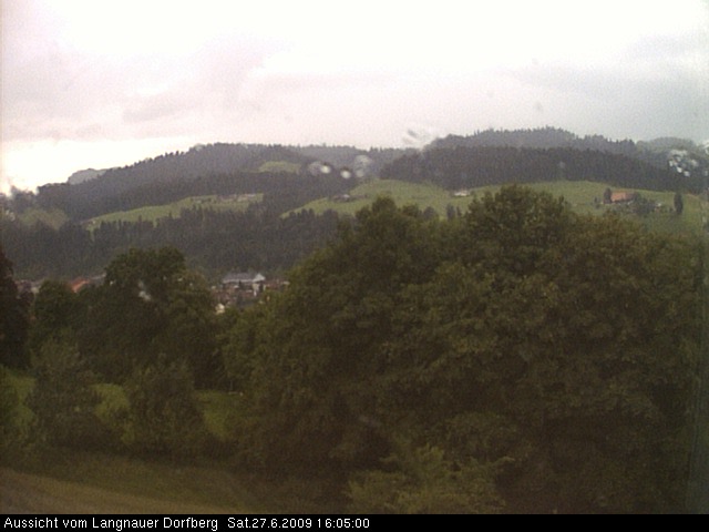 Webcam-Bild: Aussicht vom Dorfberg in Langnau 20090627-160500