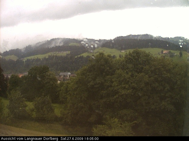 Webcam-Bild: Aussicht vom Dorfberg in Langnau 20090627-180500