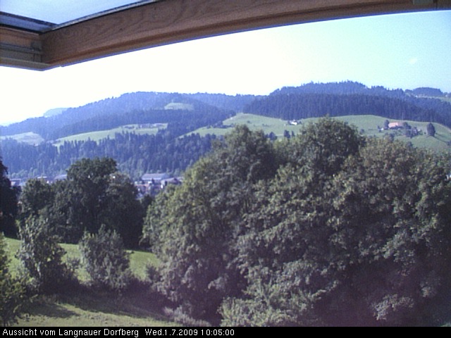 Webcam-Bild: Aussicht vom Dorfberg in Langnau 20090701-100500