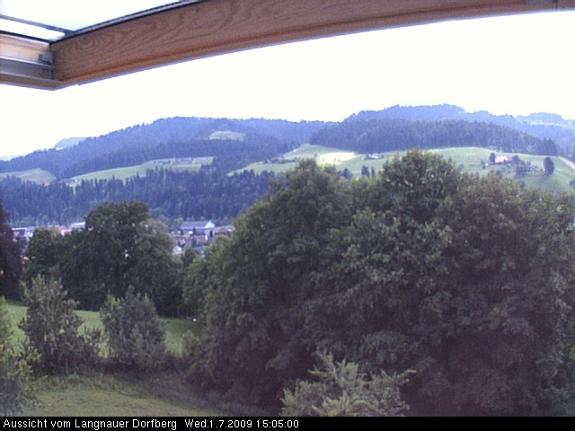 Webcam-Bild: Aussicht vom Dorfberg in Langnau 20090701-150500