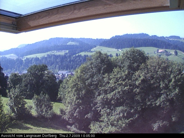 Webcam-Bild: Aussicht vom Dorfberg in Langnau 20090702-100500