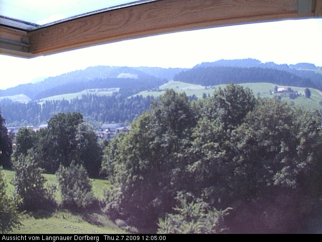 Webcam-Bild: Aussicht vom Dorfberg in Langnau 20090702-120500