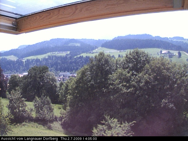Webcam-Bild: Aussicht vom Dorfberg in Langnau 20090702-140500