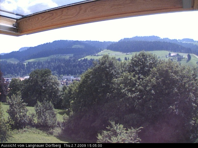 Webcam-Bild: Aussicht vom Dorfberg in Langnau 20090702-150500