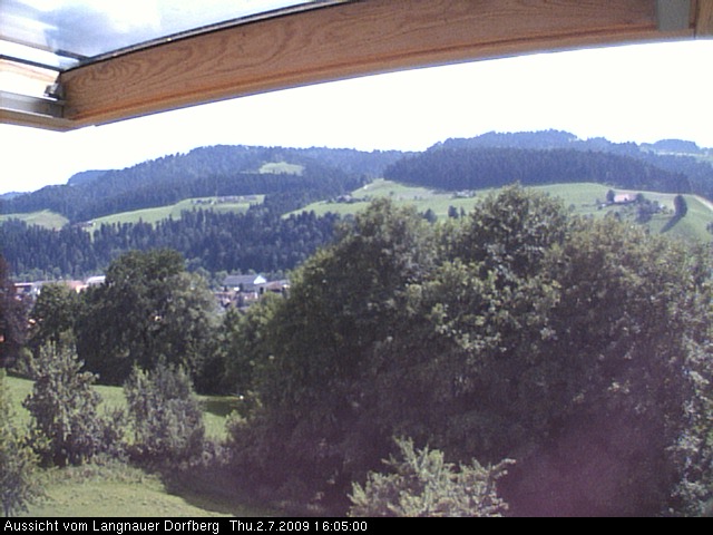 Webcam-Bild: Aussicht vom Dorfberg in Langnau 20090702-160500