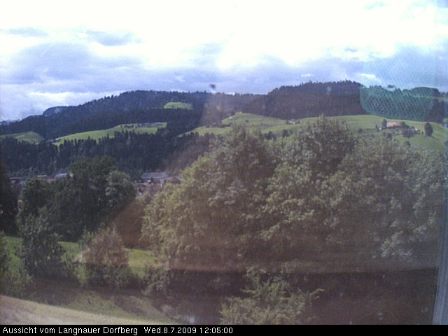 Webcam-Bild: Aussicht vom Dorfberg in Langnau 20090708-120500