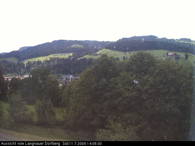 Webcam-Bild: Aussicht vom Dorfberg in Langnau 20090711-140500
