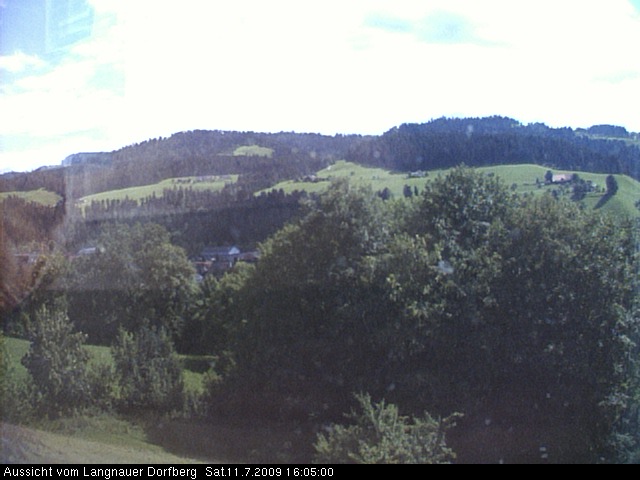 Webcam-Bild: Aussicht vom Dorfberg in Langnau 20090711-160500