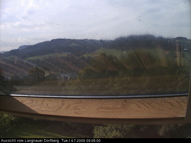 Webcam-Bild: Aussicht vom Dorfberg in Langnau 20090714-090500