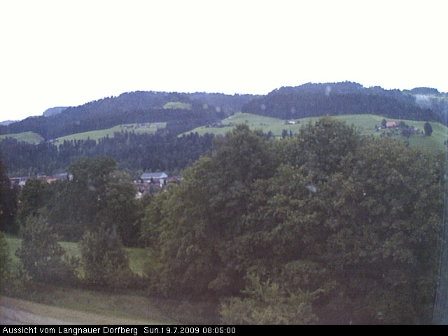 Webcam-Bild: Aussicht vom Dorfberg in Langnau 20090719-080500