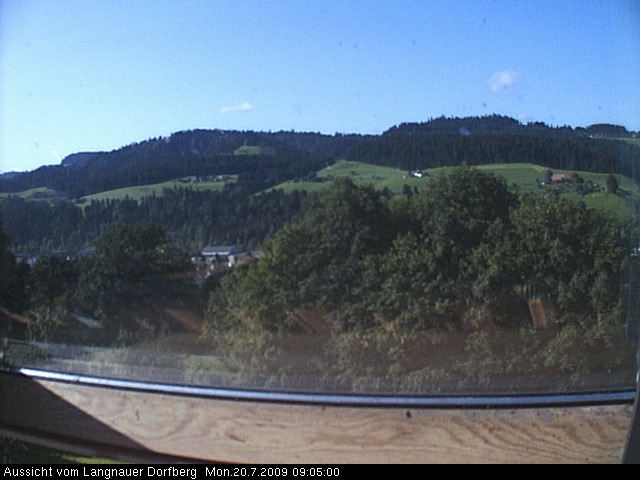 Webcam-Bild: Aussicht vom Dorfberg in Langnau 20090720-090500