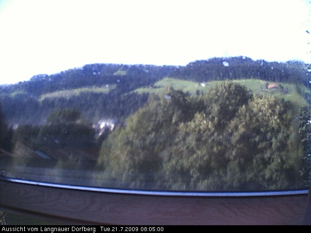 Webcam-Bild: Aussicht vom Dorfberg in Langnau 20090721-080500