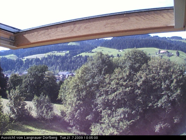 Webcam-Bild: Aussicht vom Dorfberg in Langnau 20090721-100500