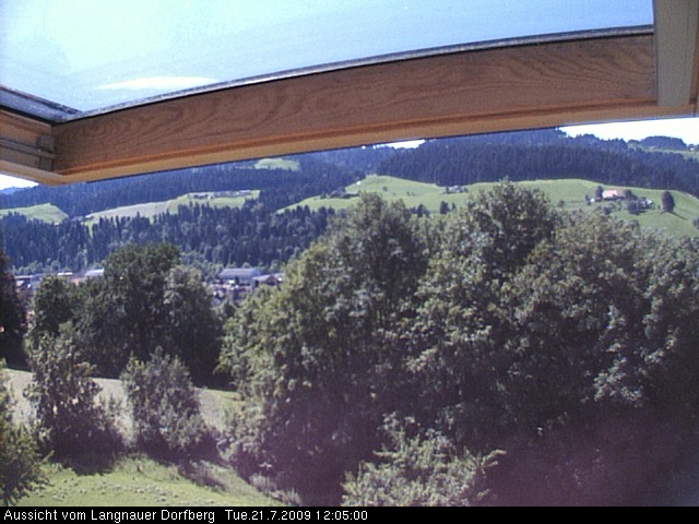 Webcam-Bild: Aussicht vom Dorfberg in Langnau 20090721-120500