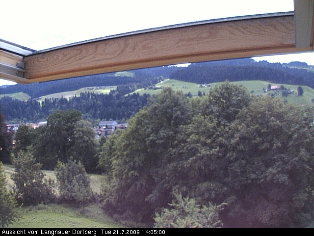 Webcam-Bild: Aussicht vom Dorfberg in Langnau 20090721-140500