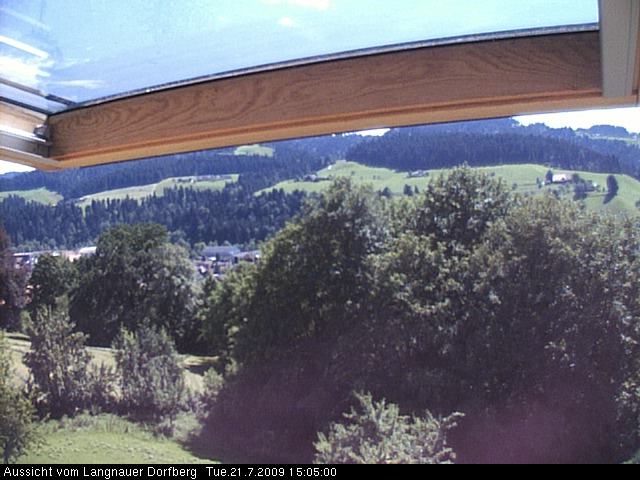 Webcam-Bild: Aussicht vom Dorfberg in Langnau 20090721-150500