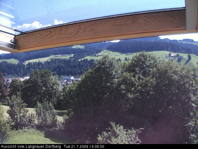 Webcam-Bild: Aussicht vom Dorfberg in Langnau 20090721-160500