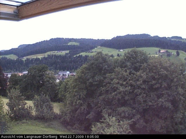 Webcam-Bild: Aussicht vom Dorfberg in Langnau 20090722-180500