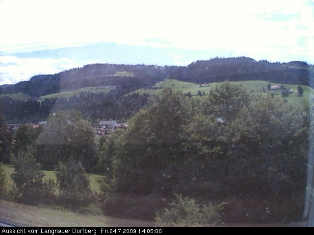 Webcam-Bild: Aussicht vom Dorfberg in Langnau 20090724-140500