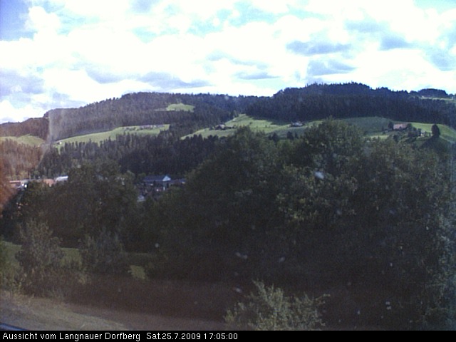 Webcam-Bild: Aussicht vom Dorfberg in Langnau 20090725-170500