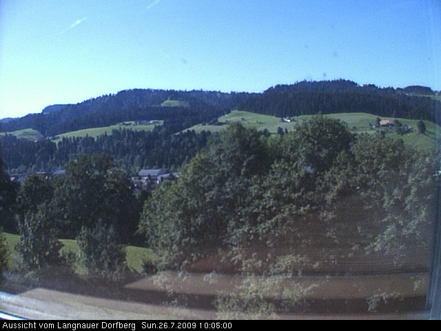 Webcam-Bild: Aussicht vom Dorfberg in Langnau 20090726-100500