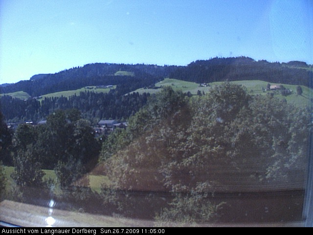 Webcam-Bild: Aussicht vom Dorfberg in Langnau 20090726-110500