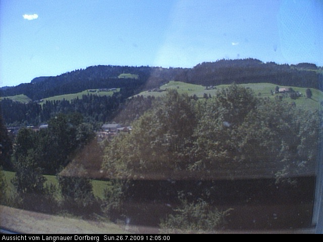Webcam-Bild: Aussicht vom Dorfberg in Langnau 20090726-120500