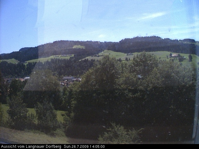 Webcam-Bild: Aussicht vom Dorfberg in Langnau 20090726-140500