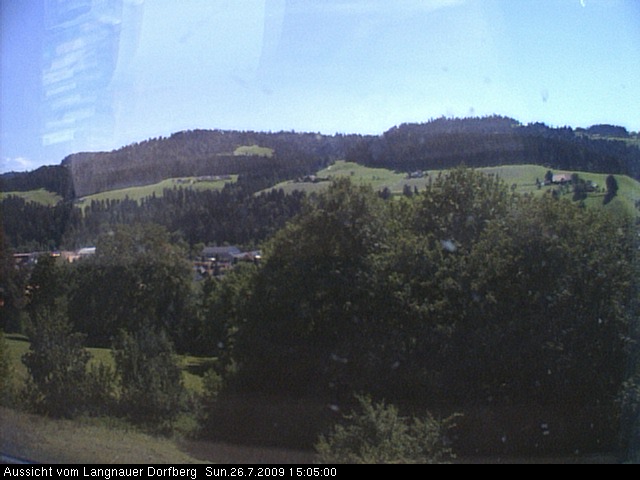 Webcam-Bild: Aussicht vom Dorfberg in Langnau 20090726-150500
