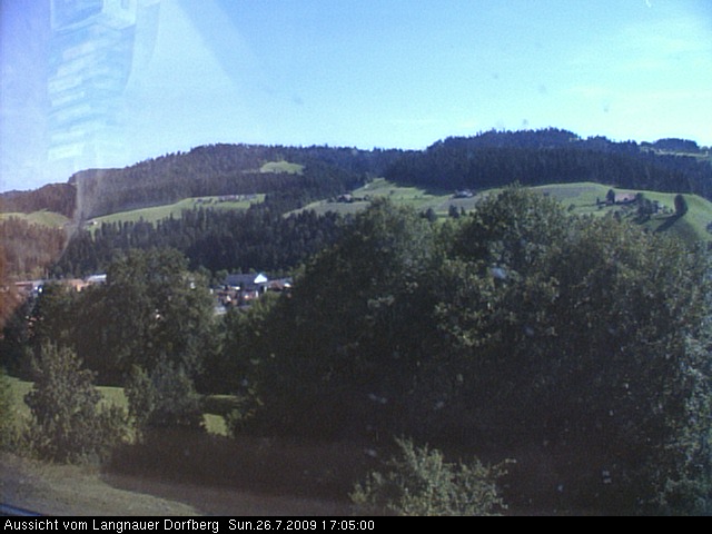 Webcam-Bild: Aussicht vom Dorfberg in Langnau 20090726-170500