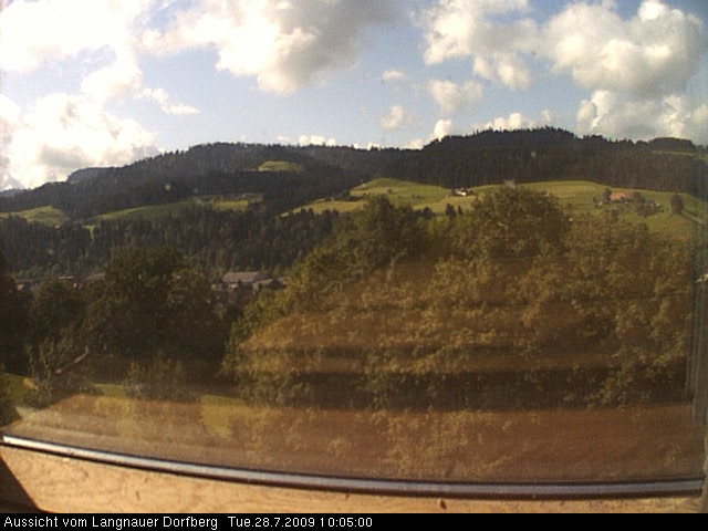 Webcam-Bild: Aussicht vom Dorfberg in Langnau 20090728-100500