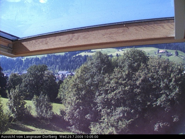 Webcam-Bild: Aussicht vom Dorfberg in Langnau 20090729-100500
