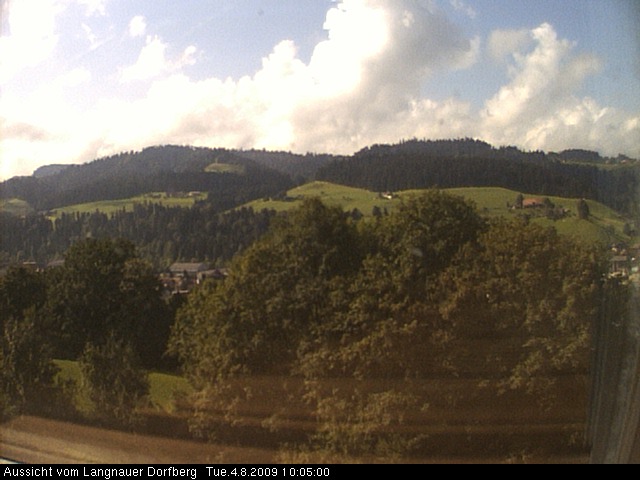 Webcam-Bild: Aussicht vom Dorfberg in Langnau 20090804-100500