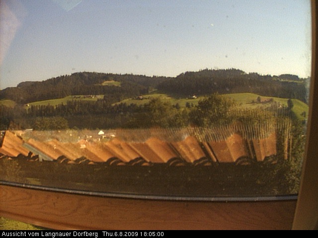 Webcam-Bild: Aussicht vom Dorfberg in Langnau 20090806-180500